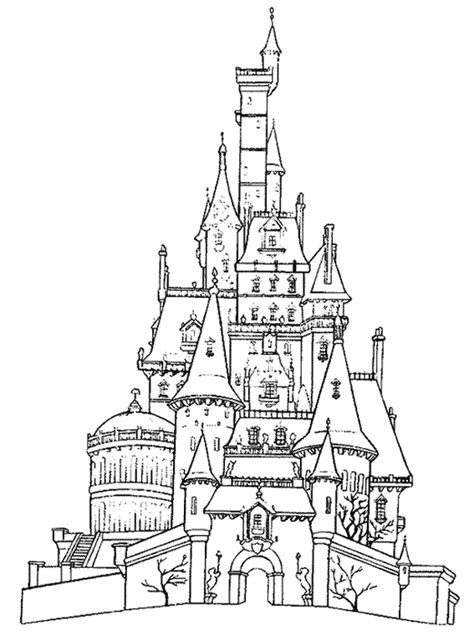 Coloriage Chateau 62032 Bâtiments et Architecture Dessin à