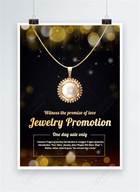 Black Jewellery Necklace Graphic Design Template Image Picture Free