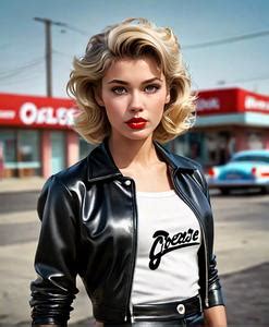 Grease Outfit Female Costume Face Swap Id