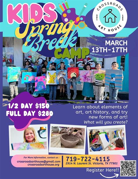 Spring Break Art Camp Art Parties