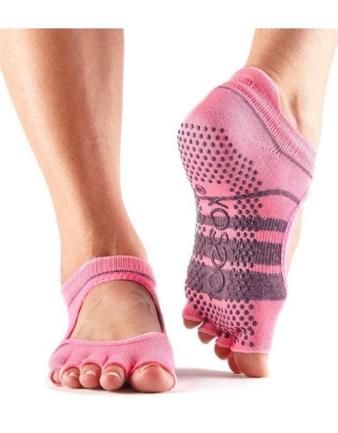 Toesox Bellarina Half Toe Grip Socks Alexandrite Active And Golf Wear