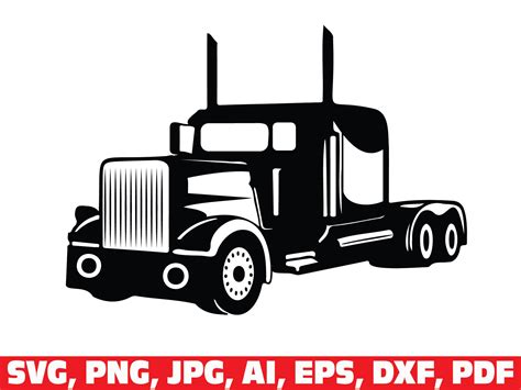 truck driver svg semi truck svg 18 wheeler svg trucker svg truck svg us ...