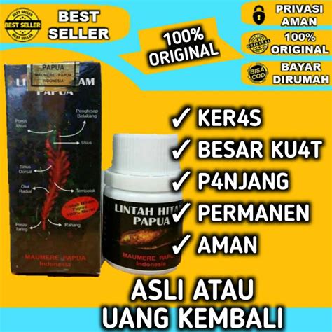 Jual Minyak Lintah Hitam Papua Asli Originalminyak Pembesar Vital