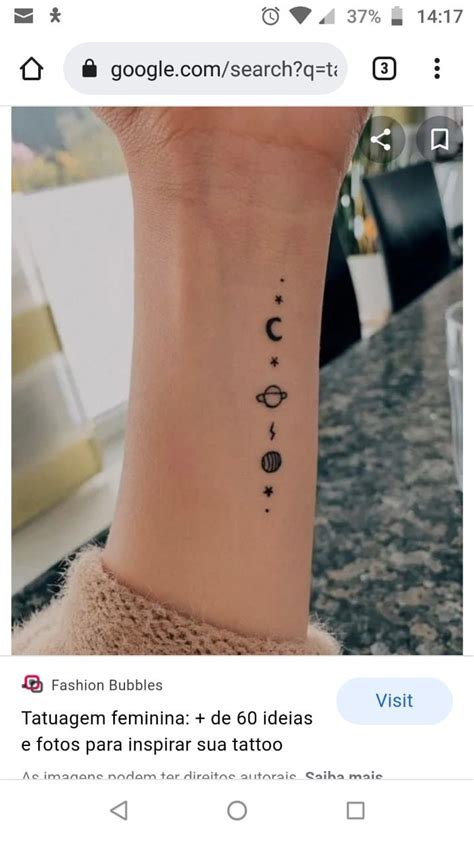 A Woman S Wrist With Tattoos On It And The Words Google Search Below