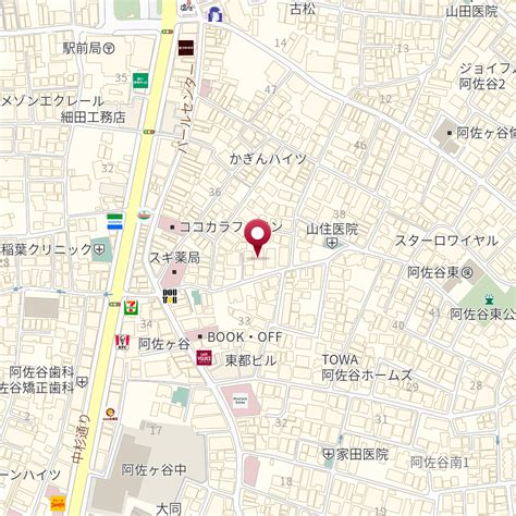 東京都杉並区阿佐谷南1－37－2 の地図 Mapfan