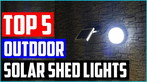 Best Outdoor Solar Shed Lights Top Picks Youtube