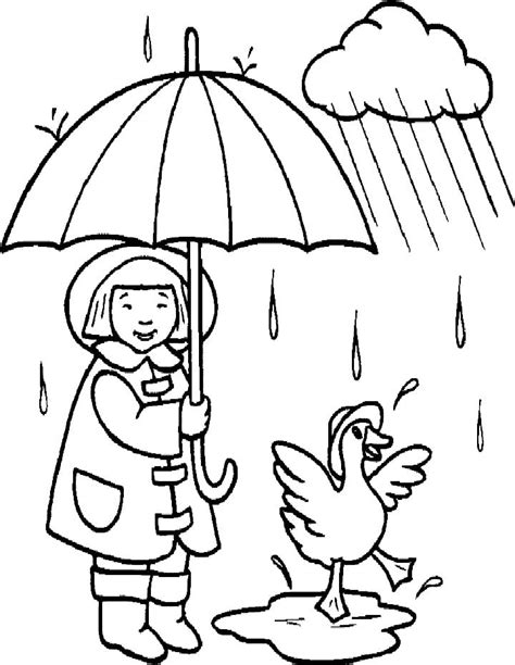 Rain Coloring Page Ultra Coloring Pages The Best Porn Website