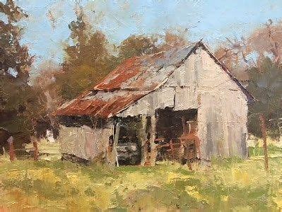 Image Result For Paintings Of Old Barn Houses Barn Painting Building