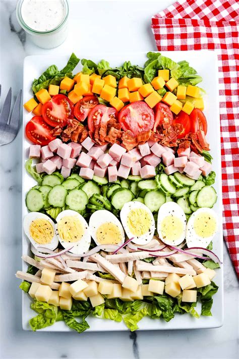 Easy Chef Salad Recipe Julies Eats And Treats