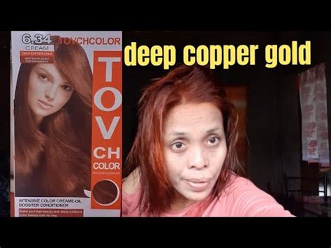 TOV CH COLOR DEEP COPPER GOLD SHINE COLORFUL CREAM YouTube