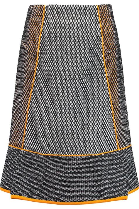 ROLAND MOURET Hewer Honeycomb Knit Skirt Rolandmouret Cloth Skirt