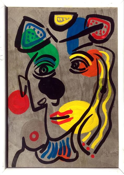 Pablo Picasso With A Hat Modern Expressionist Painting For Sale At 1stdibs