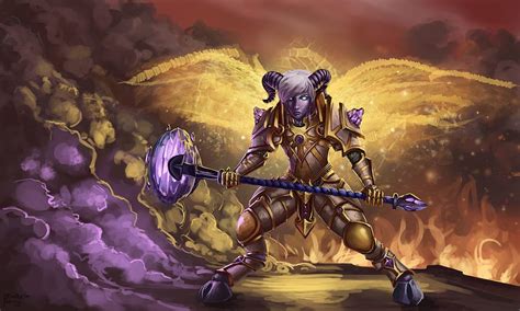 Draenei World Of Warcraft Paladin HD Wallpaper Pxfuel