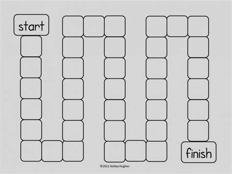 Board Game Template Printable Board Games Blank Game Board