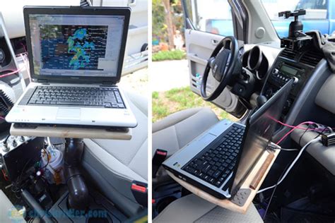 How to build a DIY car laptop computer mount | Chris Kridler | Sky ...