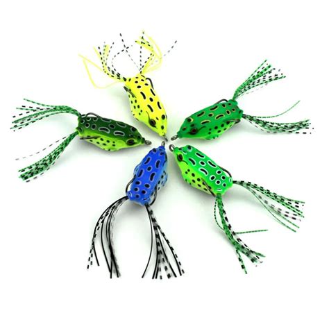 Infof 100pcs Soft Frog Plastic Fishing Lures Frog Lures 5 5cm 2 16 8g