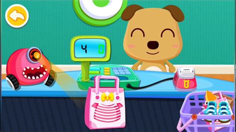 Game Babybus Asiknya Belanja Di Supermarket Bersama Mama Game Baby