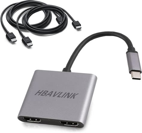 Amazon Usb C To Dual Hdmi Adapter For Dual Monitorw Pack Hdmi