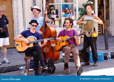 New Orleans Royal Street Musicians Editorial Stock Image Image