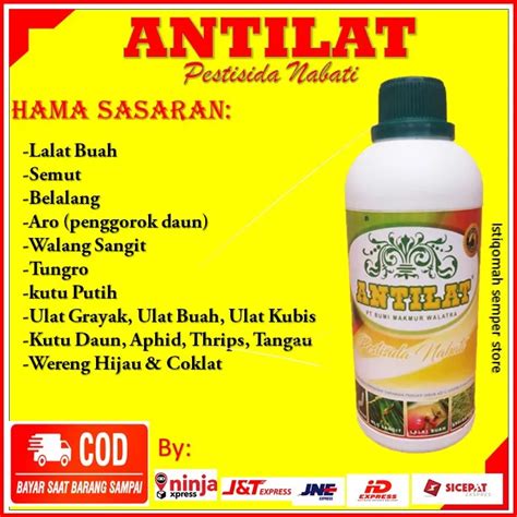 Obat Mengatasi Hama Ulat Pada Tanaman Antilat Pestisida Nabati