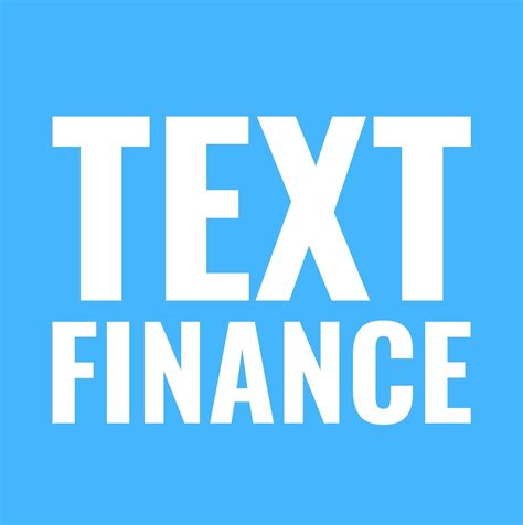 text finance