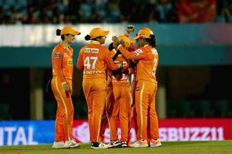 Free Photo Wpl Gujarat Giants Hold Their Nerve To Register