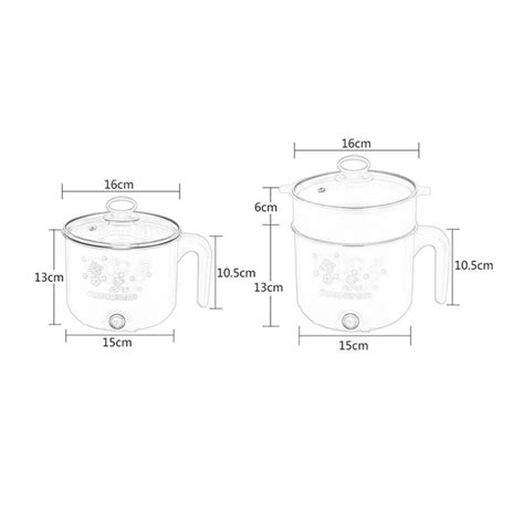 Cute L W Multifunction Electric Cooker Stainless Steel Steamer Hot Pot My Home Kitchen