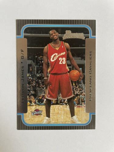 Lebron James 2003 04 Bowman Rookie Card RC 123 Cavaliers EBay