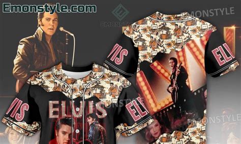 Elvis Presley Legend Signature Baseball Jersey