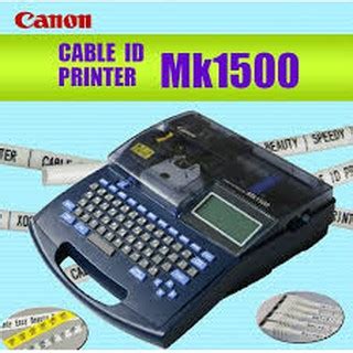 canon cable marker id printer mk  labelling wire machine ribbon mk