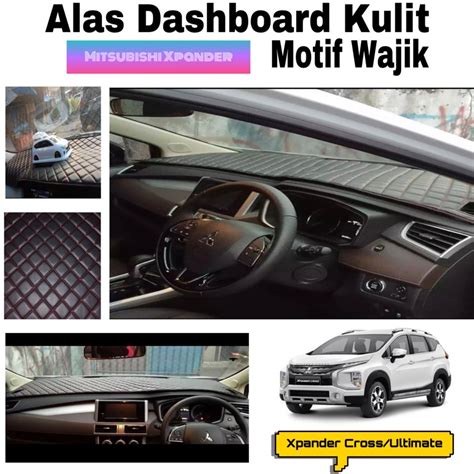 Jual Cover Alas Dashboard Kulit Motif Wajik Xpander Shopee Indonesia