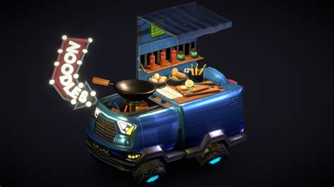 Street Food Cart Scifi 3d Model By Thunderentart E4d4614 Sketchfab