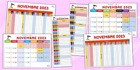 Calendriers Maternelle Ma Tresse Lunicole