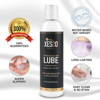 Water Based Personal Lubricant Cum Lube XESSO Semen Sex Unscented 8 3