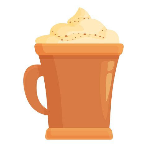 Pumpkin spice latte icon cartoon vector. Fall caffee 20353283 Vector ...