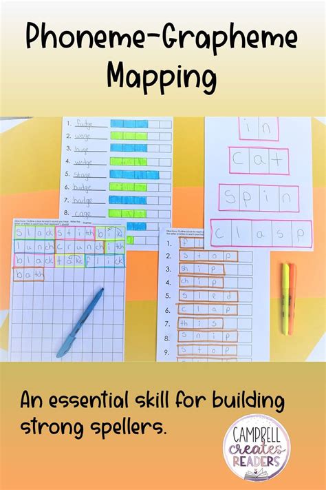 Phoneme Grapheme Mapping Template