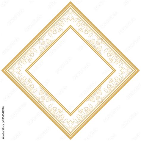 vintage ornamental frame  border design stock vector adobe stock