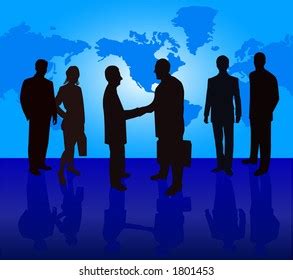 Business People Vector Silhouette Illustration Stock Vector (Royalty Free) 1801453 | Shutterstock