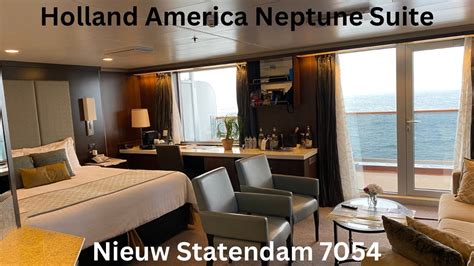 Holland America Nieuw Statendam Neptune Suite Stateroom Tour Youtube