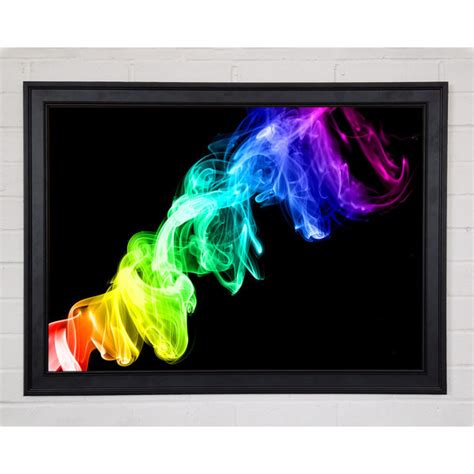 Perspections Gerahmtes Leinwandbild Colorful Smoke Wayfair De