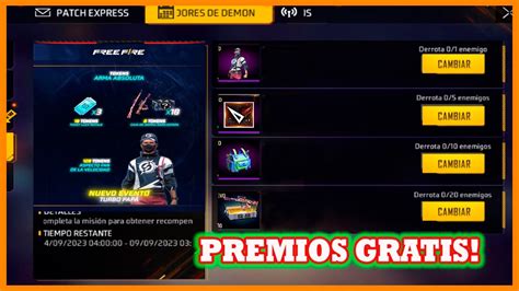 Todos Los Premios Gratis Por El D A Del Padre En Free Fire Youtube