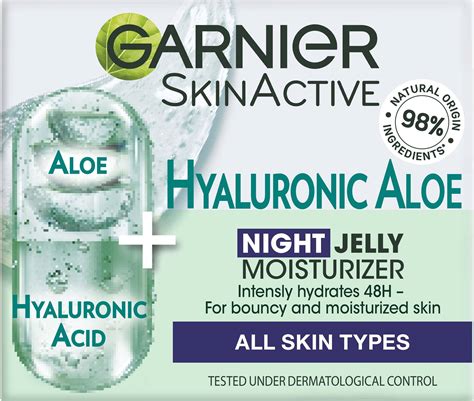 Garnier Skinactive Hyaluronic Aloe Night Jelly Moisturizer Ml Pris