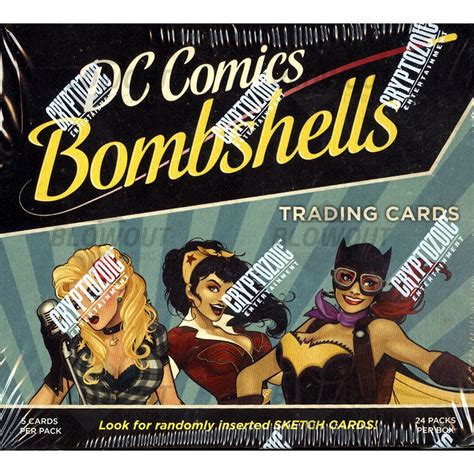 Dc Comics Bombshells Trading Cards Cryptozoic Box