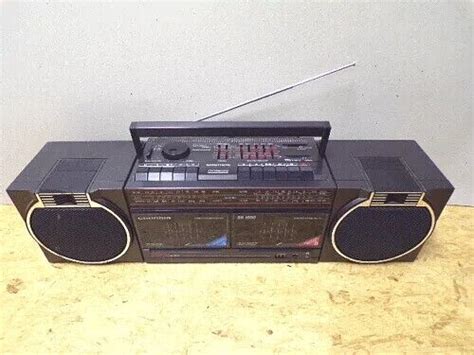 GRUNDIG RR 1600 Stereo Ghettoblaster Boombox Radio Doppel Kassette EBay