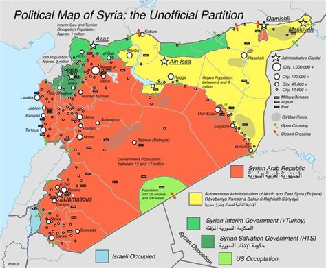 Syria In 2022 Strategic Map 2600 × 2149 Rmapporn