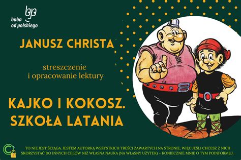 Janusz Christa Kajko I Kokosz Opracowanie I Streszczenie Baba Od