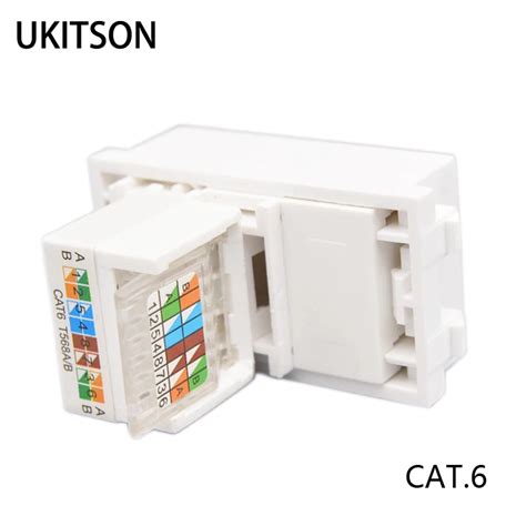 CAT6 RJ45 A Soketi Kiti Ethernet Bilgisayar Konekt R Yuvas K 23x36mm