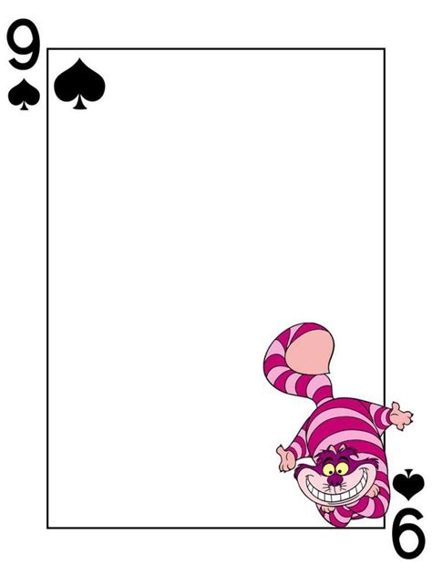 Alice In Wonderland Border Template - Printable Word Searches