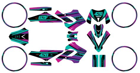 Kit Déco 50cc Derbi Senda Victoria Bull Tunr 2003 2010 Kunst Armysctv