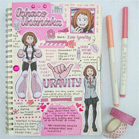 Aesthetic Anime Bullets Journal